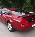 ford mustang 2008 dk  red coupe v6 premium gasoline 6 cylinders rear wheel drive automatic 76049