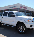 toyota tacoma 2012 white sr5 gasoline 6 cylinders 2 wheel drive automatic 76116