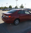 toyota corolla 2011 red sedan le gasoline 4 cylinders front wheel drive automatic 76116