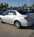 toyota corolla 2011 silver sedan le gasoline 4 cylinders front wheel drive automatic 76116