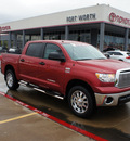 toyota tundra 2012 red grade flex fuel 8 cylinders 4 wheel drive automatic 76116