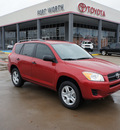 toyota rav4 2012 red suv gasoline 4 cylinders 4 wheel drive automatic 76116