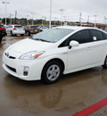 toyota prius 2011 white iii hybrid 4 cylinders front wheel drive automatic 76116