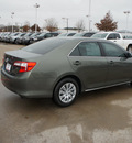 toyota camry 2012 green sedan le gasoline 4 cylinders front wheel drive automatic 76116