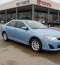 toyota camry 2012 blue sedan le gasoline 4 cylinders front wheel drive automatic 76116