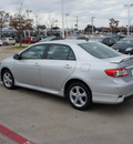 toyota corolla 2011 silver sedan s gasoline 4 cylinders front wheel drive automatic 76116