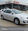 toyota camry 2012 silver sedan l gasoline 4 cylinders front wheel drive automatic 76116