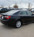 toyota camry 2012 black sedan xle v6 gasoline 6 cylinders front wheel drive automatic 76116