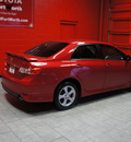 toyota corolla 2011 red sedan s gasoline 4 cylinders front wheel drive automatic 76116