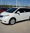 toyota sienna 2012 white van limited 7 passenger gasoline 6 cylinders front wheel drive automatic 76116