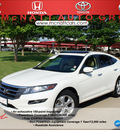honda accord crosstour 2010 white wagon gasoline 6 cylinders front wheel drive 5 speed automatic 76210