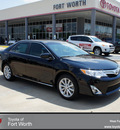 toyota camry 2012 black sedan xle v6 gasoline 6 cylinders front wheel drive automatic 76116