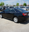 toyota camry 2012 black sedan xle v6 gasoline 6 cylinders front wheel drive automatic 76116