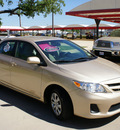 toyota corolla 2011 tan sedan le gasoline 4 cylinders front wheel drive automatic 76210