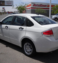 ford focus 2010 white sedan se gasoline 4 cylinders front wheel drive automatic 79925