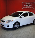 toyota corolla 2009 white sedan le gasoline 4 cylinders front wheel drive automatic 76116
