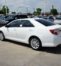 toyota camry 2012 white sedan xle v6 gasoline 6 cylinders front wheel drive automatic 76116