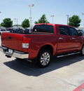 toyota tundra 2012 red limited gasoline 8 cylinders 2 wheel drive automatic 76116