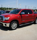 toyota tundra 2012 red limited gasoline 8 cylinders 2 wheel drive automatic 76116