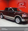 ford f 150 2008 dk  red king ranch flex fuel 8 cylinders 2 wheel drive automatic with overdrive 76116