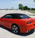 chevrolet camaro 2012 orange ss convertible gasoline 8 cylinders rear wheel drive 6 speed automatic 76206