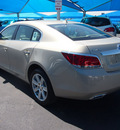 buick lacrosse 2012 gold mist met sedan leather gasoline 6 cylinders front wheel drive 6 speed automatic 76234