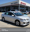 toyota corolla 2012 silver sedan s gasoline 4 cylinders front wheel drive automatic 76116