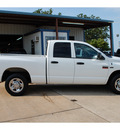 dodge ram pickup 2500 2009 white pickup truck st gasoline 8 cylinders 2 wheel drive automatic with overdrive 77340