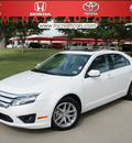 ford fusion 2011 white sedan sel flex fuel 6 cylinders front wheel drive shiftable automatic 76210