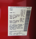 nissan titan 2011 red flex fuel 8 cylinders 2 wheel drive automatic 76116