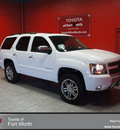 chevrolet tahoe 2007 white suv z 71 flex fuel 8 cylinders 4 wheel drive automatic 76116
