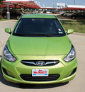 hyundai accent 2012 lt  green hatchback gs gasoline 4 cylinders front wheel drive automatic 76210