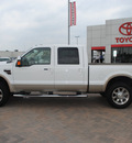 ford f 250 super duty 2008 white king ranch diesel 8 cylinders 4 wheel drive automatic 76087