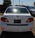 toyota corolla 2010 white sedan le gasoline 4 cylinders front wheel drive automatic 76087