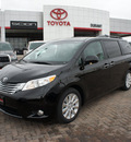 toyota sienna 2012 black van limited 7 passenger gasoline 6 cylinders front wheel drive automatic 76087