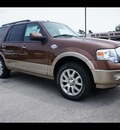 ford expedition 2012 brown suv xlt flex fuel 8 cylinders 2 wheel drive 6 speed automatic 77338