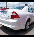 ford fusion 2012 white sedan sel flex fuel 6 cylinders front wheel drive shiftable automatic 77338