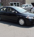 honda civic 2009 black sedan hybrid hybrid 4 cylinders front wheel drive cont  variable trans  06019