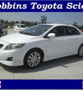 toyota corolla 2009 white sedan s gasoline 4 cylinders front wheel drive automatic 75503