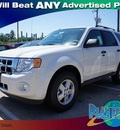 ford escape 2012 white suv xlt gasoline 4 cylinders front wheel drive 6 speed automatic 77338