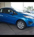 ford fiesta 2012 blue hatchback se gasoline 4 cylinders front wheel drive 4 speed automatic 77338