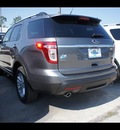 ford explorer 2013 gray suv xlt flex fuel 6 cylinders 2 wheel drive shiftable automatic 77338