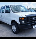 ford e series cargo 2012 white van e 350 sd flex fuel 8 cylinders rear wheel drive 4 speed automatic 77338