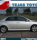toyota corolla 2011 silver sedan s gasoline 4 cylinders front wheel drive automatic 77338