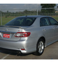 toyota corolla 2011 silver sedan s gasoline 4 cylinders front wheel drive automatic 77338