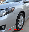 toyota corolla 2010 silver sedan s gasoline 4 cylinders front wheel drive automatic 76051