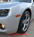 chevrolet camaro 2010 silver coupe lt gasoline 6 cylinders rear wheel drive 6 speed manual 76051