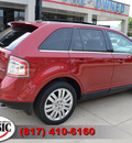 ford edge 2008 red suv limited w dvd gasoline 6 cylinders front wheel drive automatic 76051