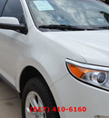 ford edge 2011 white sel gasoline 6 cylinders front wheel drive automatic 76051