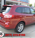 hyundai santa fe 2011 red limited gasoline 6 cylinders front wheel drive automatic 76051